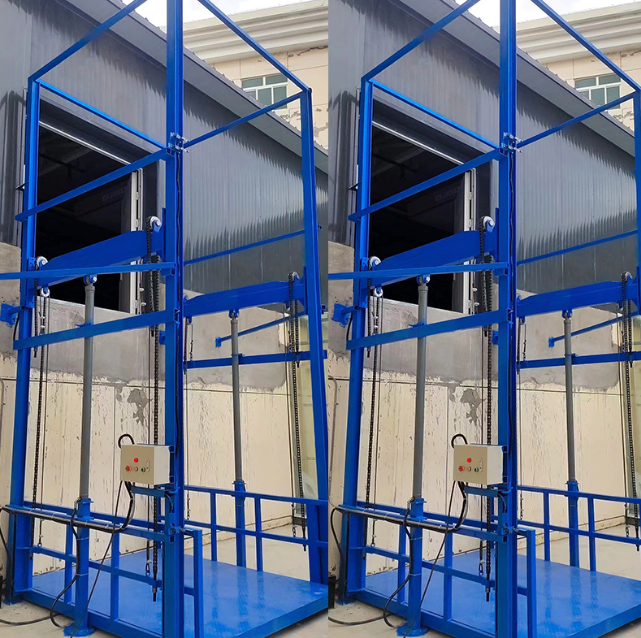 渝水导轨式升降货梯